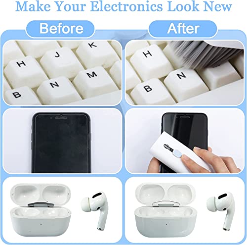Conjunto de limpeza 7 em 1, conjunto de limpeza de fone de ouvido de tela de computador, monitor de