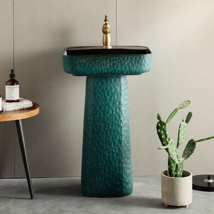 Umywalka Nablatowa, 2-Częściowa, Stojąca, Prostokątna, Ceramiczna, Z Baterią I Odpływem,B-One Size