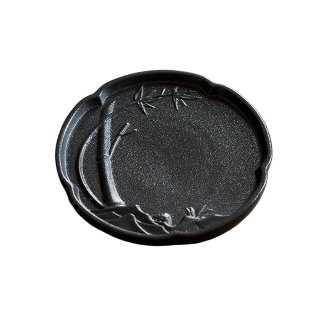 Bandeja de té Kong Fu, Bandeja de té de cerámica pequeña, Bandeja de Comida para Restaurante, Bandeja Decorativa, Bandeja de Almacenamiento para Juegos de té (B)