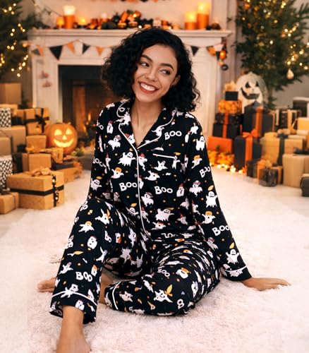Image of WiWi Viscose from Bamboo Women's Pajamas Set Super Soft Button Down Top and Pants Sleepwear Cooling Pjs S-3X