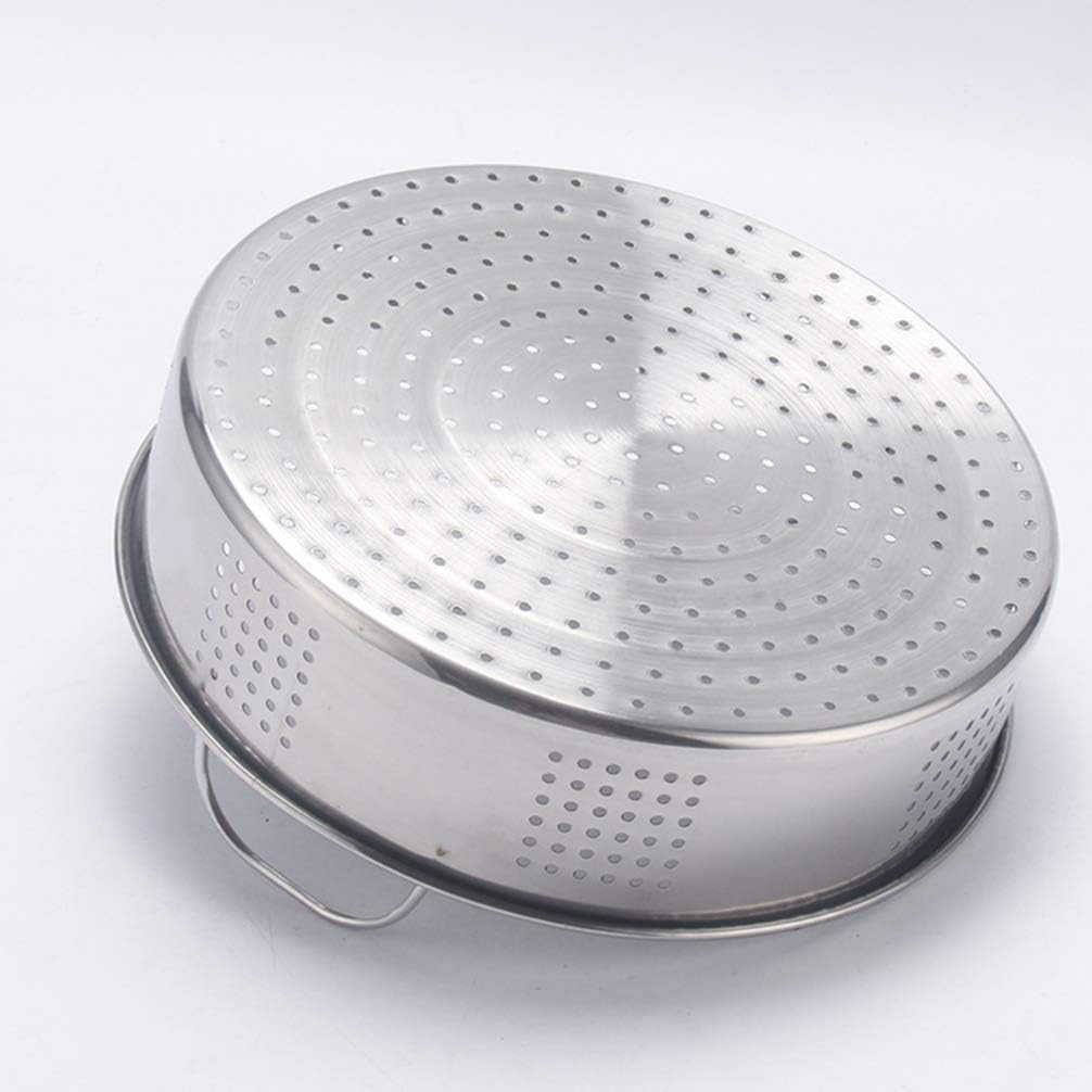 Hemoton Stainless Steel Basket with Handle Food Basket Bun Grid for nstant Pot and Pressure Cooker 27cm/10.6"