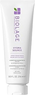 Biolage Hydra Source Conditioning Balm - Moisturizes, Detangles & Adds Softness, For Dry Hair, Infused with Fermented Aloe & Micro-Filtered Hyaluronic Acid, Vegan & Paraben-Free