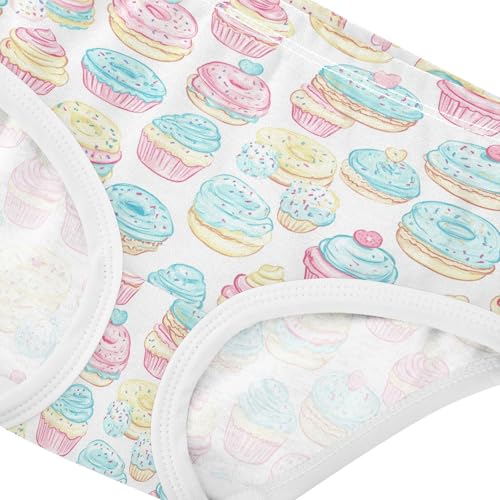 Little Girl Underwear Toddler Panties Kids Undies Cakes Soft Cotton Briefs 2T-8Y4