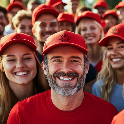 Image of 12 Pack Seamless Baseball Caps Wholesale Bulk - No Center Seam, DIY Friendly, Adjustable Breathable Lightweight for Men Women