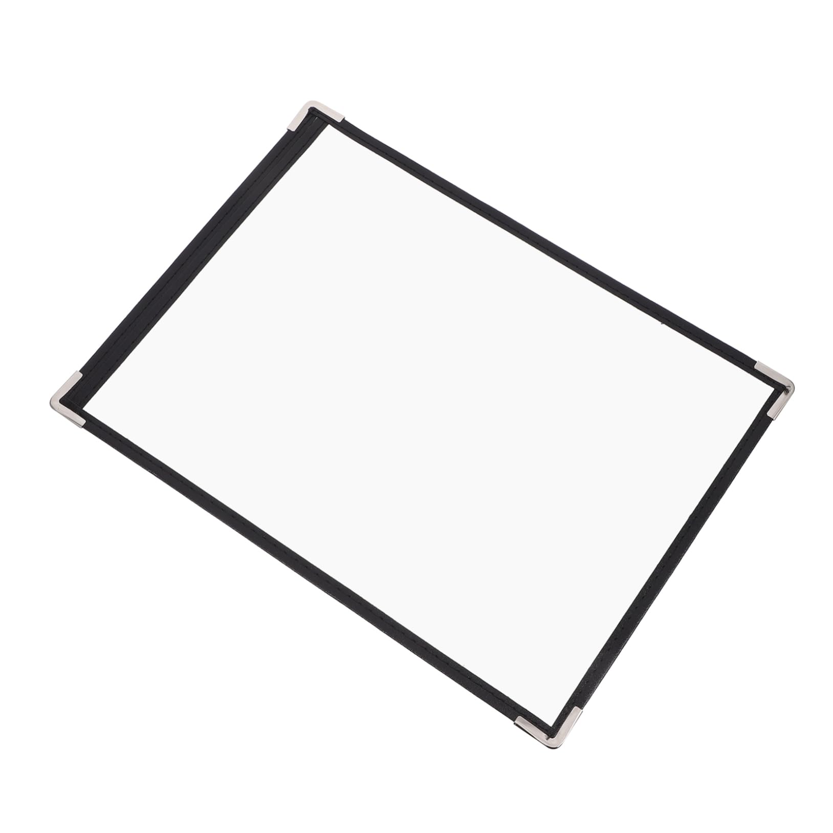 SOLUSTRE Transparent Menu Holder Restaurant Menu Holders Hard Menu Covers Protective Wine Menu Cover Bar Menu Covers Menu Protector Restaurant Menu Folder Menu Holders for Restaurant PVC