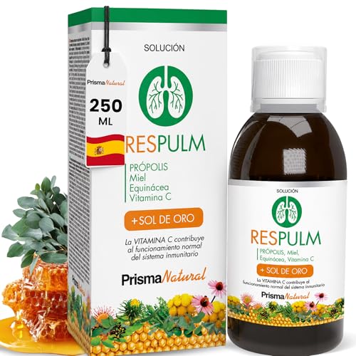 Respulm Jarabe para la Tos – 250 ml - Própolis, Equinácea, N-Acetil Cisteína y Extractos Vegetales – Natural Jarabe Expectorante Adultos – Bienestar Vías Respiratorias y Garganta – Prisma Natural