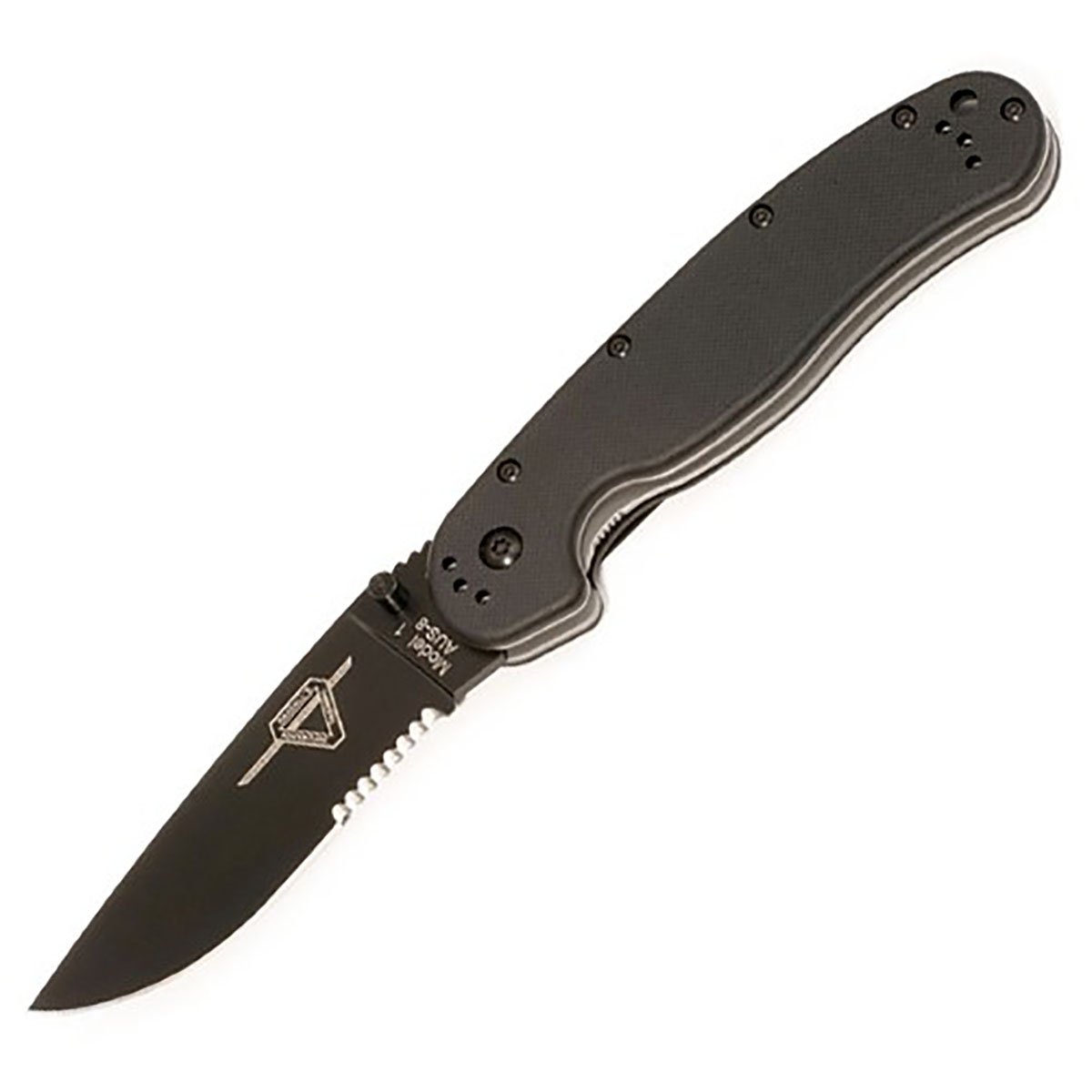 Amazon.com: Ontario Knife Company Rat I, Black Coated AUS-8