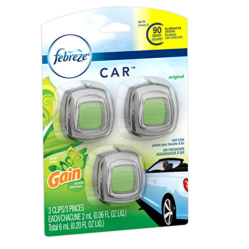 Image of Febreze Car Vent Clip Air Freshener, Gain Original, 0.037 Pound