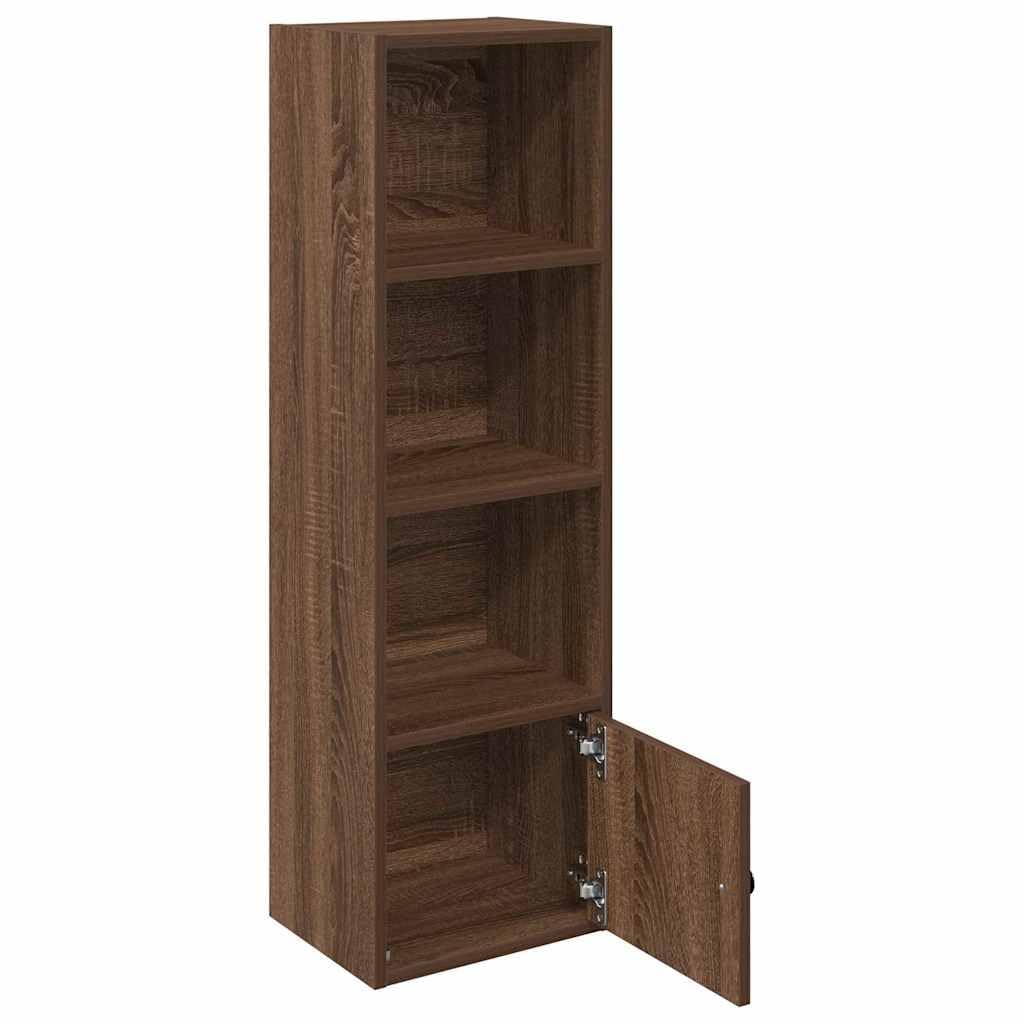 vidaXL Libreria Rovere Marrone 31x24x102 cm in Legno Multistrato