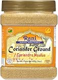 Rani Coriander Ground Powder (Indian Dhania) Spice 14oz (400g) PET Jar ~ All Natural | Salt-Free | Vegan | No Colors | Gluten Friendly | NON-GMO | Kosher | Indian Origin