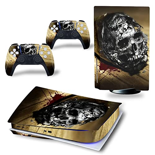 �ی� For PS5 Skin Disc Edition Anime Console And Controller Vinyl Cover Skins Wraps For Version 29434 �C�A�Ȃ��A�c�����Ȃ�(7)