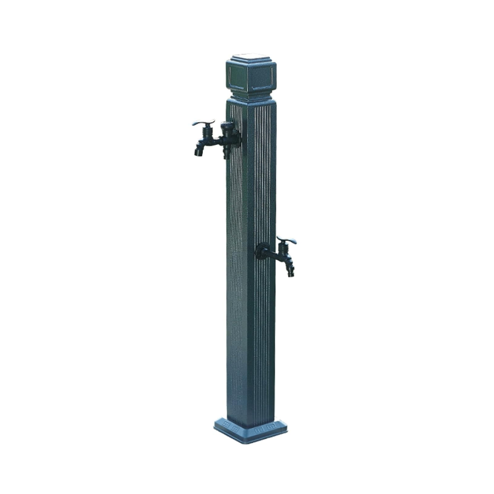 Pzeob One Color Vertical Water Column Antifreeze Water Dispenser Yard Hydrant Freestanding Outdoor Water Tap With 3 Spigots,Heavy-Duty Garden Faucet Post