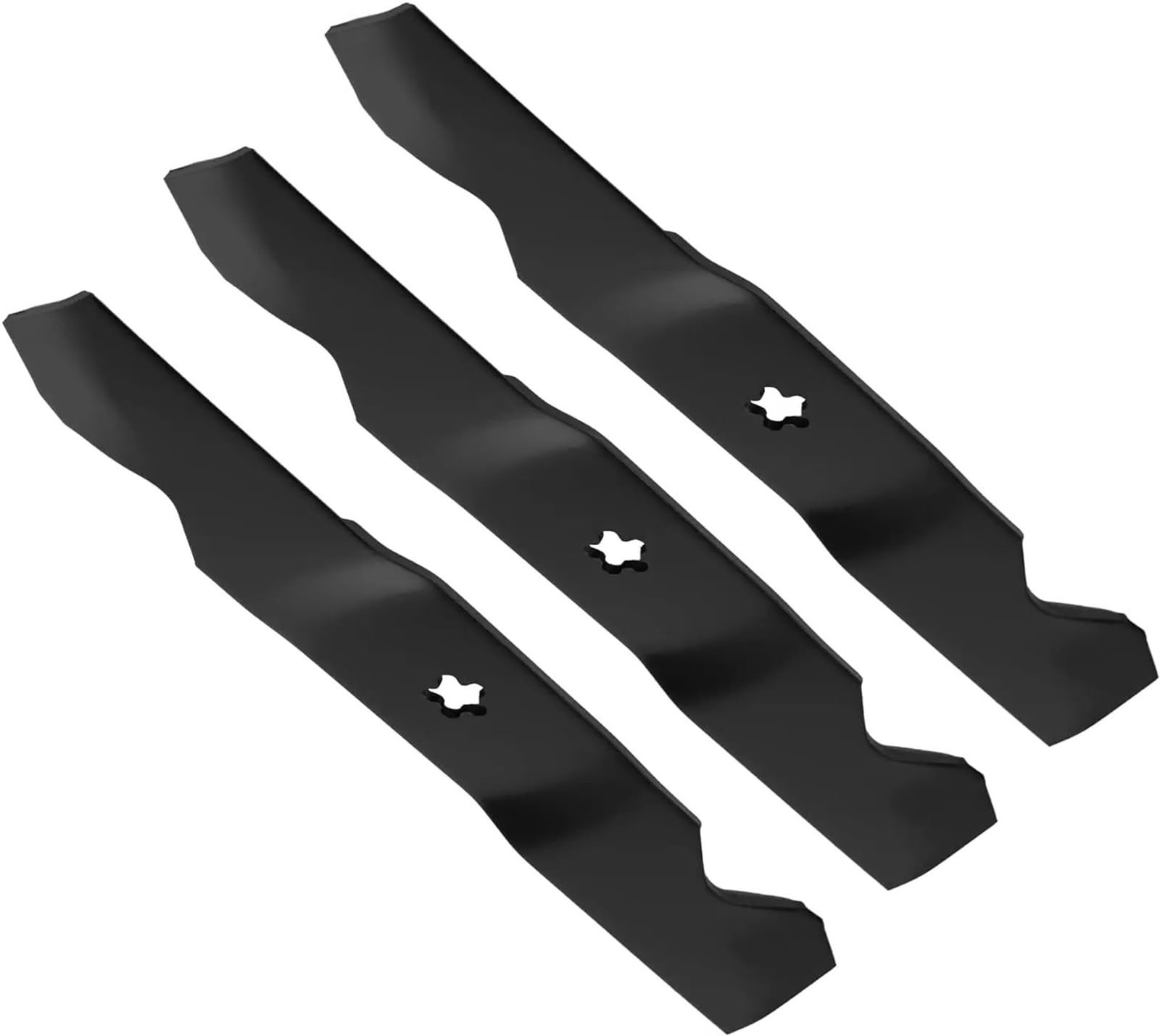 Juego De Cuchillas De Alta Elevación For Cortacésped De 3 Piezas, Compatible con Husqvarna, 532187254 532187256 539112053, Compatible con Ariens, 21546235 187254 187256 33954