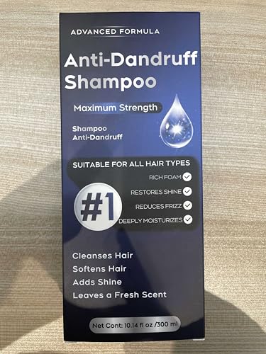 oely Anti-Dandruff Shampoo for Men & Women, 10.1 Fl Oz-Fresh