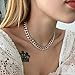 FEEL STYLE Chunky Cuban Link Chain for Men Women - 12mm Stainless Steel Silver Chain Necklace for Women Men - Dainty Silver Choker Thick Trendy Punk Hip Hop Cuban Chain Jewelry - 16inch
