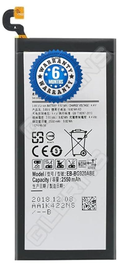 Image of Original EB-BG920ABE Battery for Samsung Galaxy S6 G9200 G920F G920I Battery with 6 Month Warranty** (HH88)