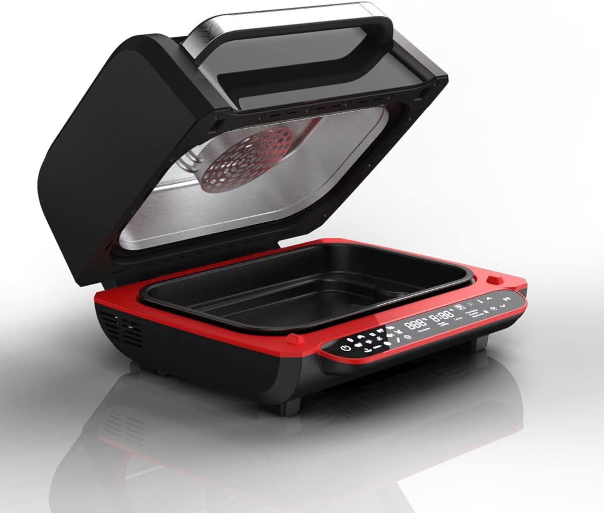 Foodie Fryer Cloen Friggitrice aria calda con il 97% in meno di olio 7L, 1700 W | Più di una friggitrice senza olio con 18 programmi, 8 dispositivi in 1, schermo LED touch, Foodie Fryer 8 in 1 Foodie Fryer Cloen Friggitrice aria calda con il 97% in meno di olio 7L, 1700 W | Più di una friggitrice senza olio con 18 programmi, 8 dispositivi in 1, schermo LED touch, Foodie Fryer 8 in 1