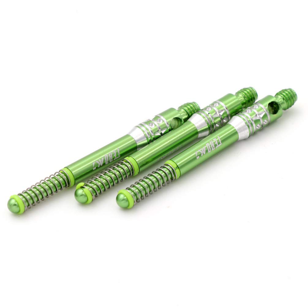 CUESOUL TERO AK7 Aluminum Dart Shafts S/M/L Built-in Spring Telescopic for Steel Tip Darts and Soft Tip Darts,Set of 3 pcs