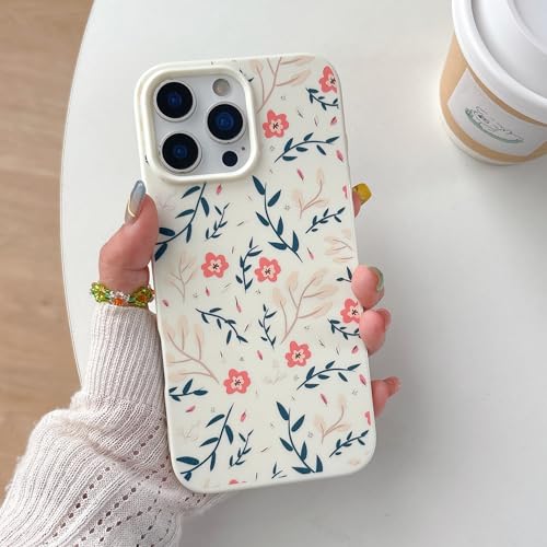 Coque iPhone 16 Pro fleurie en TPU souple et antichoc - QLTYPRI - 2