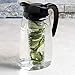 Primula Flavor-It Beverage System, Includes Large Capacity Fruit Infuser Core, Tea Infuser Core, and Chill Core, Dishwasher Safe Pitcher, 2.9-Quart, Black