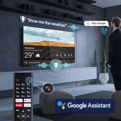 RCA 43 Zoll (108 cm) Smart TV QLED 4K UHD HDR Android Fernseher WiFi, Bluetooth – Bild 4