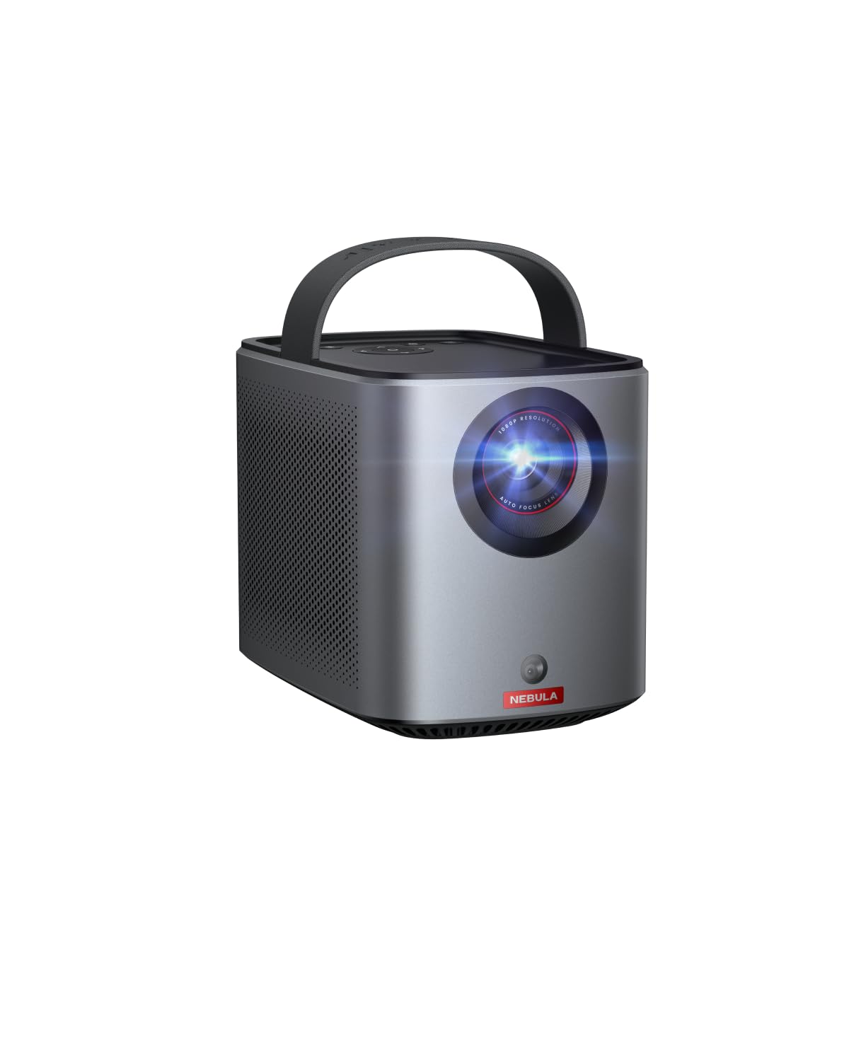 NEBULA Anker Mars 3 Air 1080p Mini Projector, Smart 400 ANSI-Lumen Portable Projector with Google TV, Wi-Fi, Dolby Digital, 2×8W, 150-Inch Picture, Built-In Battery with 2.5-Hour Playtime