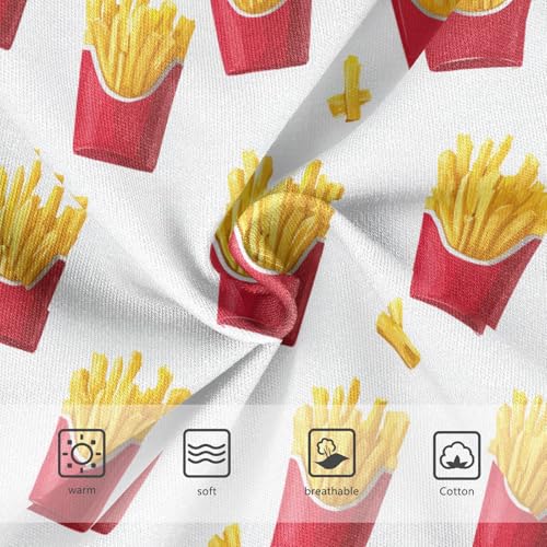 Girls Underwear Soft Cotton French Fries Kids Panties in Sizes 2/3t, 4t, 5t, 6 and 83