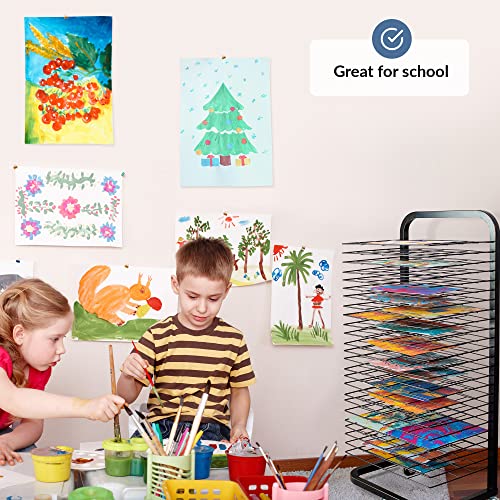Rangement toiles de séchage ODOXIA idéal pour libérer les tables de classe - 4