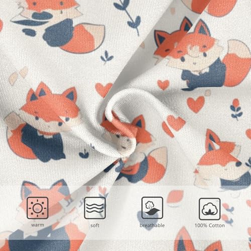 KLL Cute Fox Pattern Foxy Endless Little Boys Pure Cotton Underwear Breathable Undies3