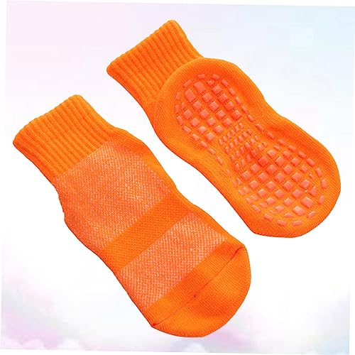3pairs Non-slip Trampoline Socks for Boys and Girls Socks Years Non-skid Girls Boy Floor Cotton4