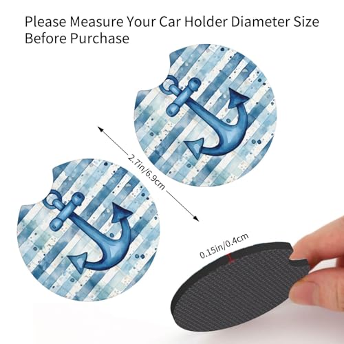 Portavasos para carro rubber 2.7 in 2 piezas miniatura 3