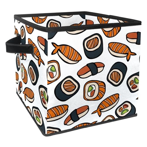 Boîte de rangement pliable cube motif dessin animé pour placard ordonné - 2