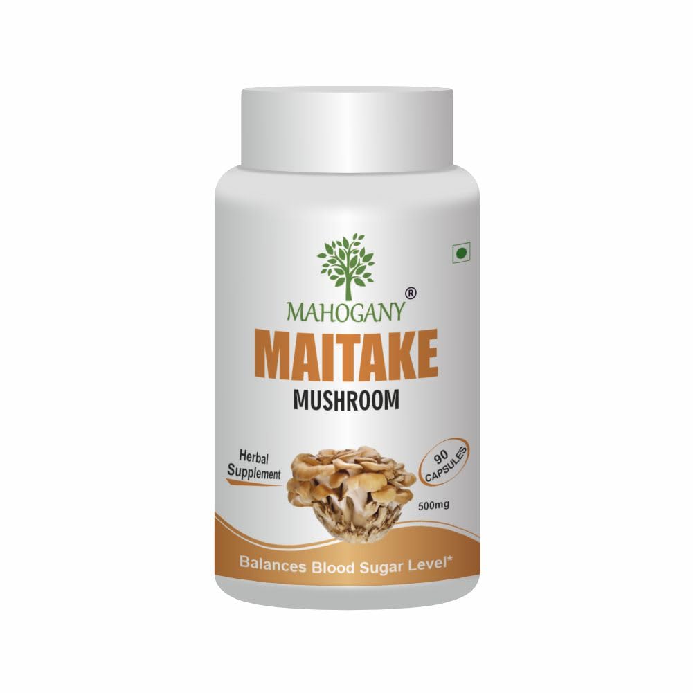 Mahogany Maitake Mushroom Extract Capsules- 500 mg 90 Veg Caps