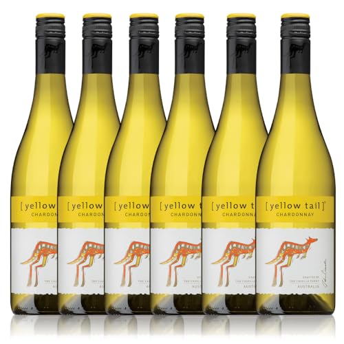 Yellow Tail wine | Australian | 75cl | Smooth White Wine | 13.0% ABV (Case of 6 bottles Chardonnay)