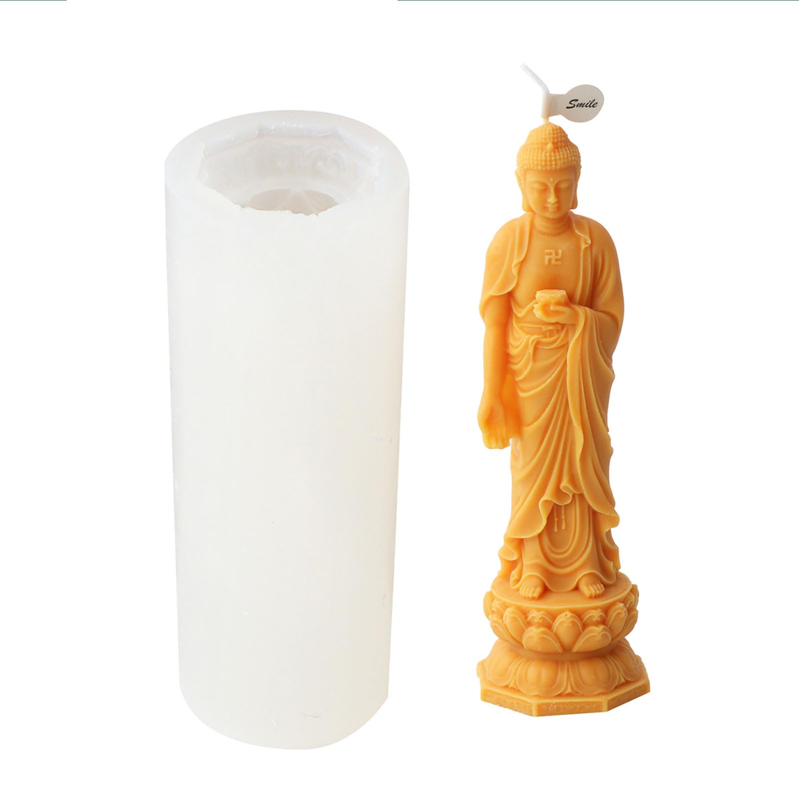 Moule à bougie religieux en silicone de qualité alimentaire, antiadhésif, facile à démouler, pour bougies, plâtres de savon, ornement, décoration de la maison, moules religieux pour la fabrication de