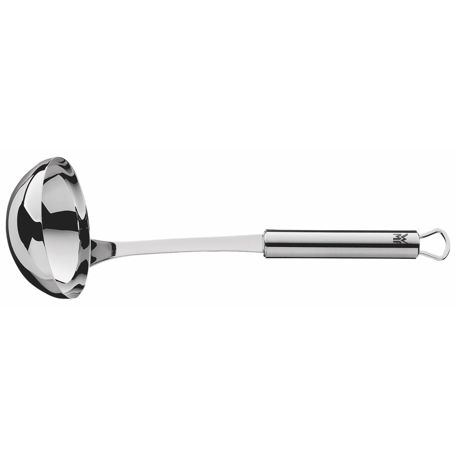WMF Set 5-teilig Profi Plus Küchenhelfer Set, Suppenkelle Edelstahl 30 cm und Spaghettilöffel 32 cm und Schneebesen Edelstahl 25 cm und Pfannenwender Kunststoff 32,2 cm und Silikon-Backpinsel 20 cm