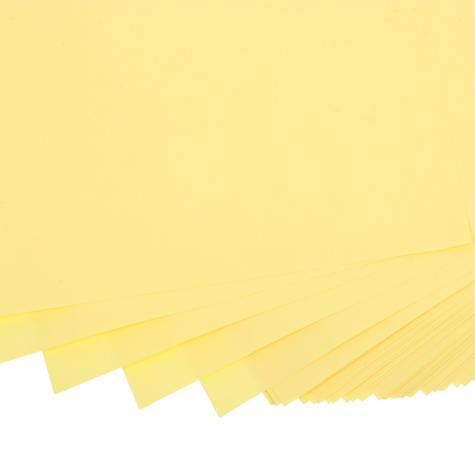 Happyyami Carta per fotocopie gialla A4 da 200 pezzi: carta per stampante bifacciale da 70 g per la stampa di inviti, creazioni artigianali - Accessorio per stampante per la scuola domestica