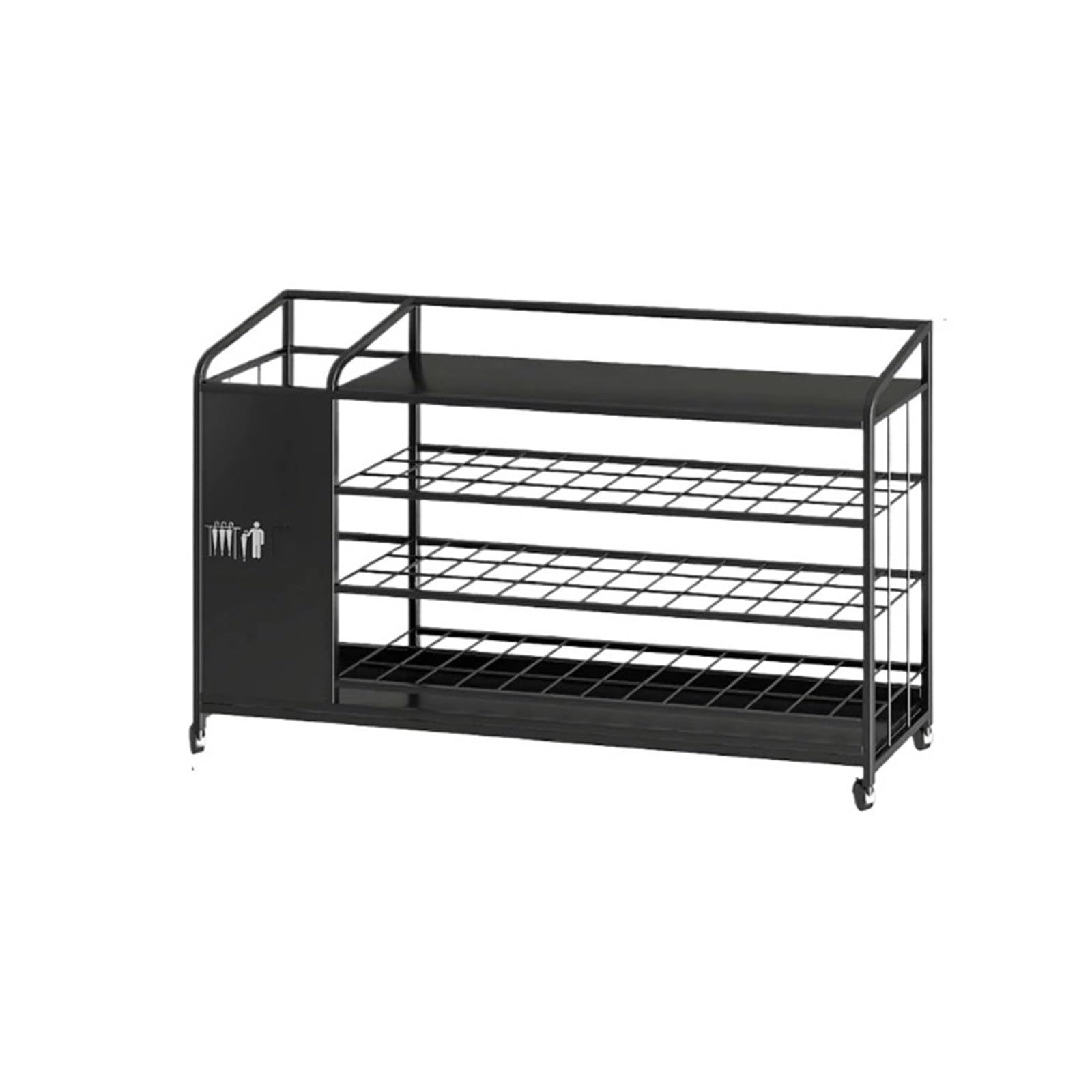 Z4T8M2K6G5 Umbrella Holder Umbrella Stands And Storage Racks; Commercial-grade, High-capacity Suitable For Hotel Lobbies(Black,XL)