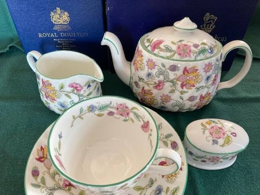 【未使用美品】ミントン★ハドンホール★テーブルセット MINTON - ミントンハドンホール2個セットの通販 by ボブ's shop