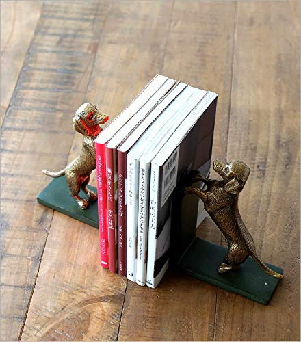 Amazon.co.jp: ブックエンド アンティーク レトロ 2個セット 真鍮