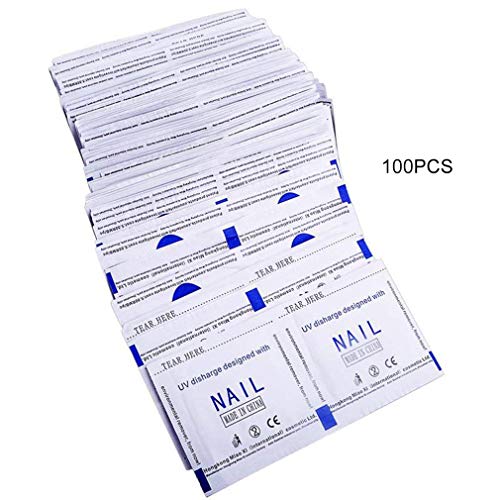 Kinshops Nail Polish Remover Easy and Quickly to Remove Disposable Hygienic and Aesthetic Perfect for At-home 100 pcs/bag