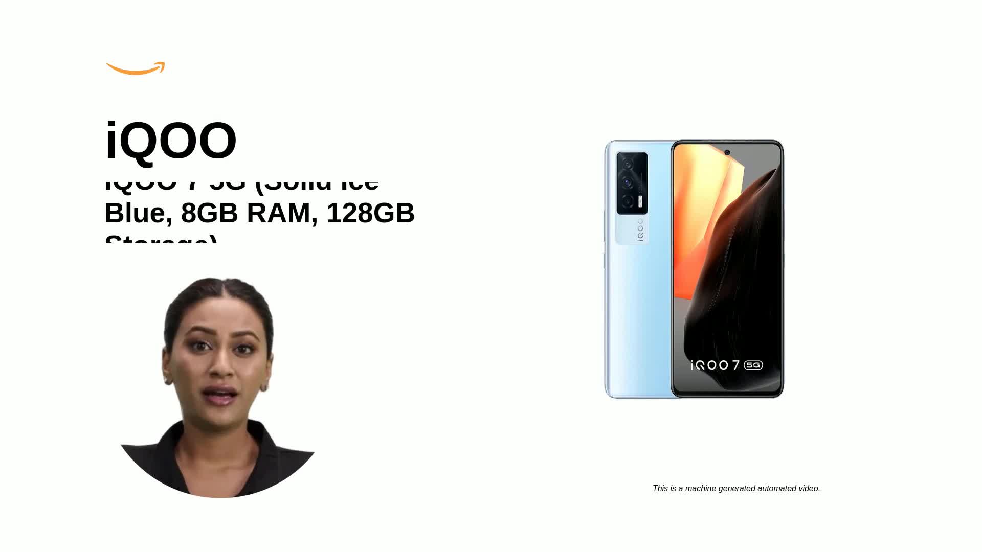 iQOO 7 5G (Solid Ice Blue, 8GB RAM, 128GB Storage) | 4GB Extended