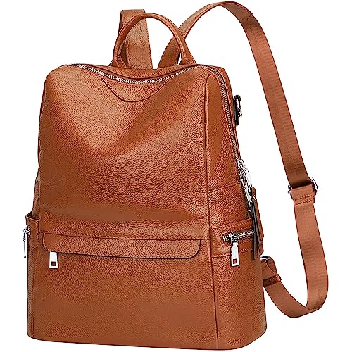 Image of Teen Girl Fashion Backpack Purses Multipurpose Design Handbags and Shoulder Bag Faux Leather Travel bag Casual Backpack With Shoulder printed Strap