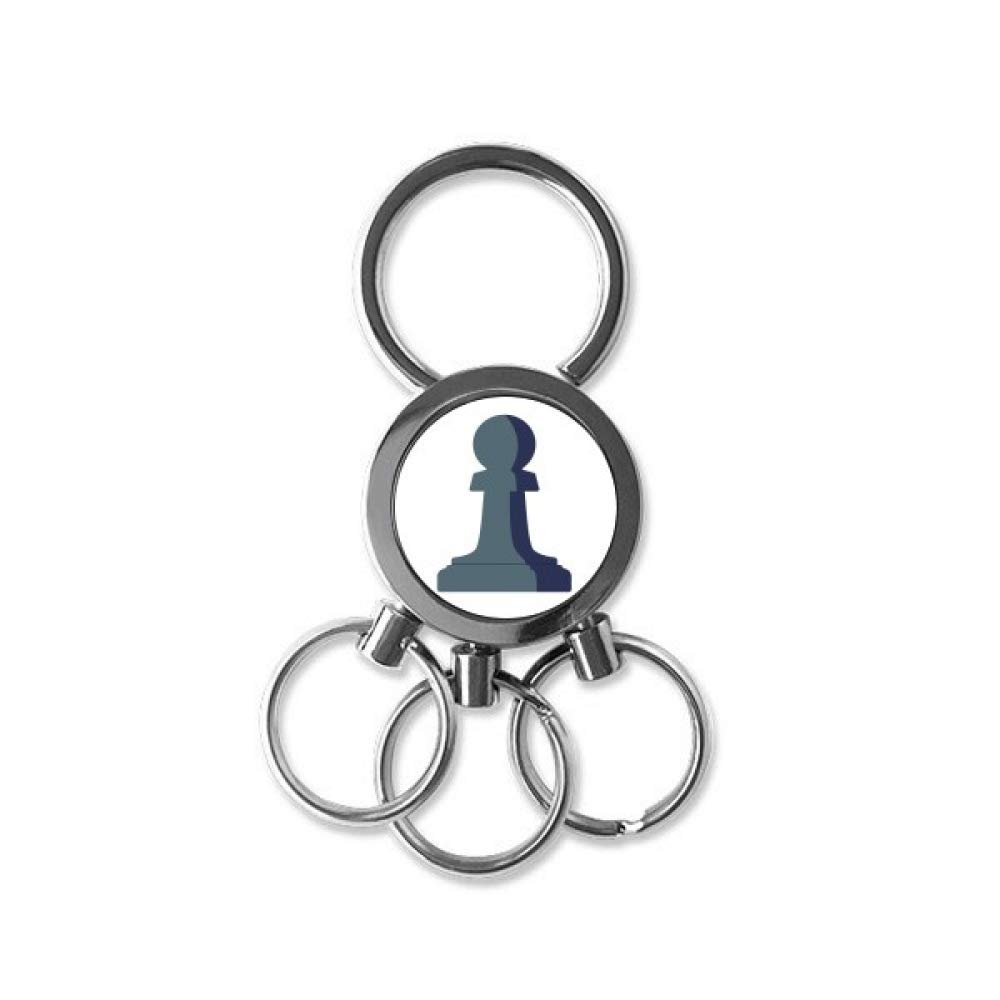 DIYthinkerPawn Praetorian Guard Minion Dogface Stainless Steel Metal Key Holder Chain Ring Keychain