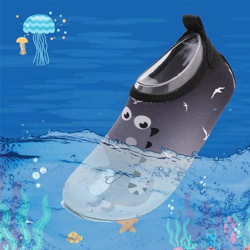 Zapatos de agua para niños y niñas,calcetines de agua de secado rápido para playa,Ultra Ligeros, Totalmente Drenaje, para niños pequeños, jóvenes,piscina,deportes, natación2