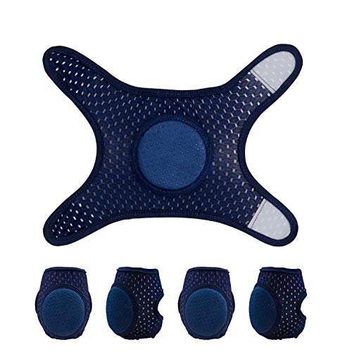 Baby Crawling Anti-Slip Knee pads, Adjustable Unisex Baby Toddlers Kneepads Leg Warmers Boys