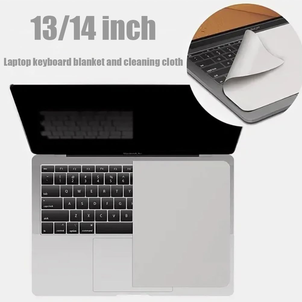 Fc'Noqgn Nadaje się do ściereczki do czyszczenia ekranu 13 cali, używana do ochrony ekranu przed brudem na klawiaturze laptopa, kompatybilna z MacBookiem, MacBook PRO 14 cali