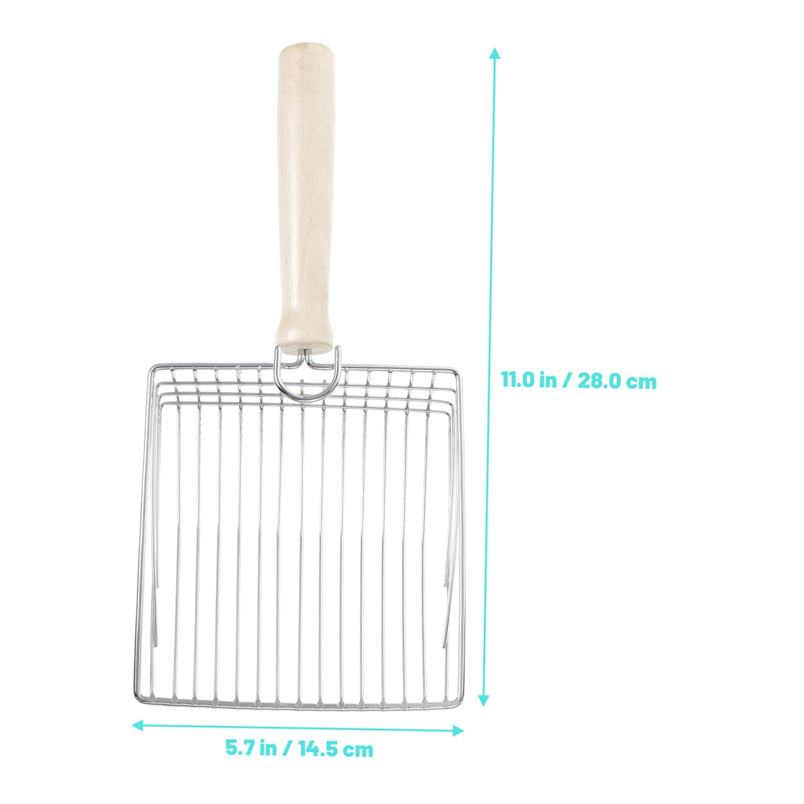VANZACK Cat Litter Shovel Cat Scoop Large Cat Litter Scoop Cats Cat Brush for Shedding Cat Nip Litter Scooper Cat Accessories Pet Clumping Cat Litter Scoops Cat Dander Remover Poo Wood