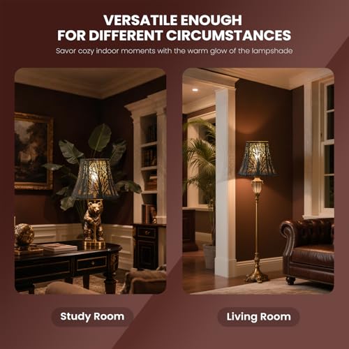 Square Cut Corner Metal Lamp Shades, 7" Top x 12" Bottom x 10.5" High - image 4