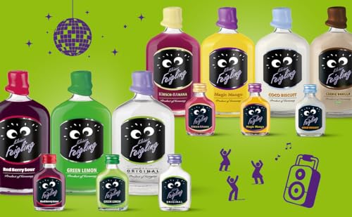 Kleiner Feigling Apple Vanilla – limitierte Special Edition – 0,5 L feinster Vodka 15% vol. mit fruchtigem Apfel und Vanille-Geschmack als Winter Edition